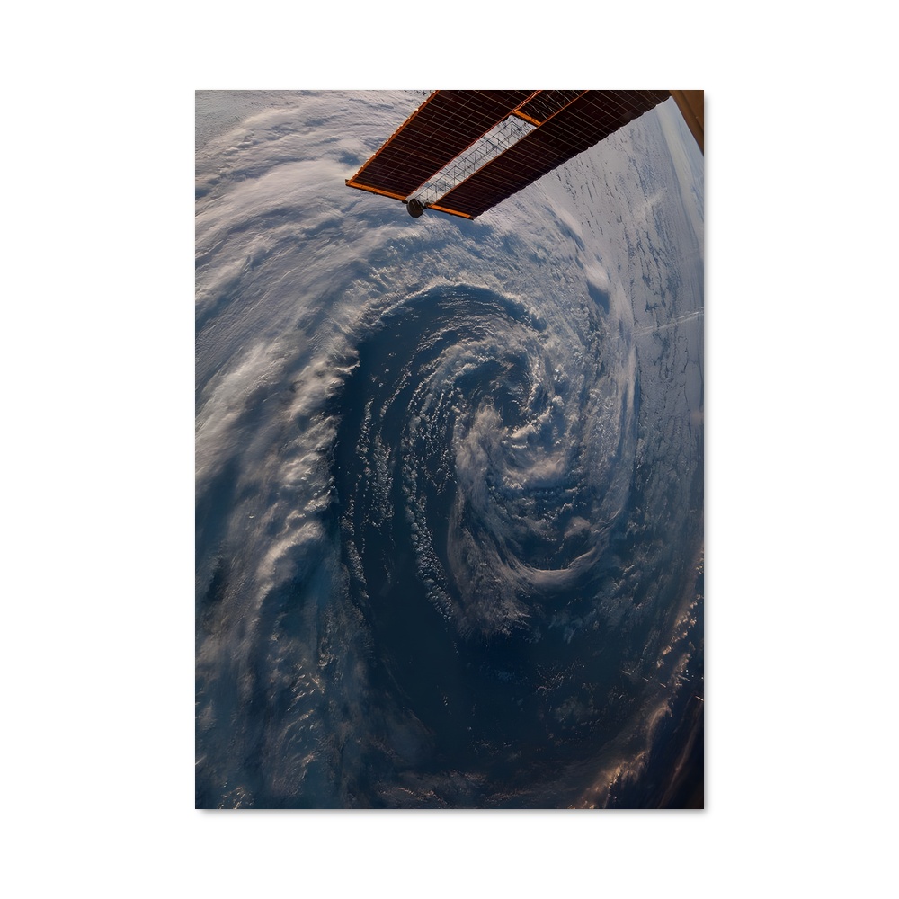 Poster Vue Époustouflante de la Terre depuis l'Espace